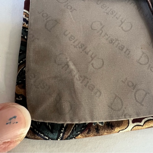 Christian Dior 100% Silk Neck Tie Read Description - Picture 5 of 9
